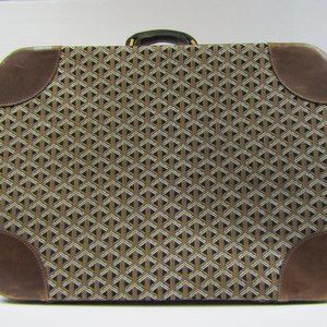 Goyard Suitcase Trunk With Leather | Rare Design